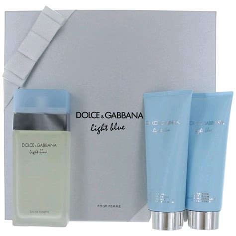 dolce gabbana light blue set